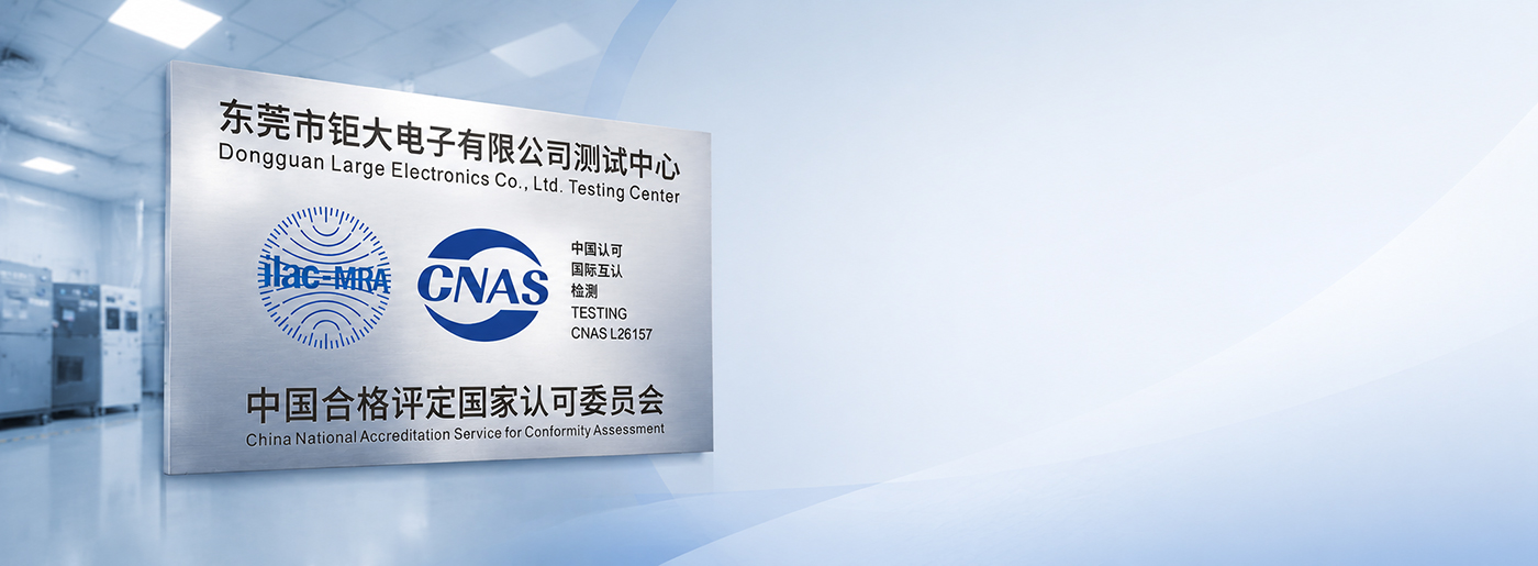 喜報｜鉅大鋰電測試中心順利通過CNAS實驗室認可