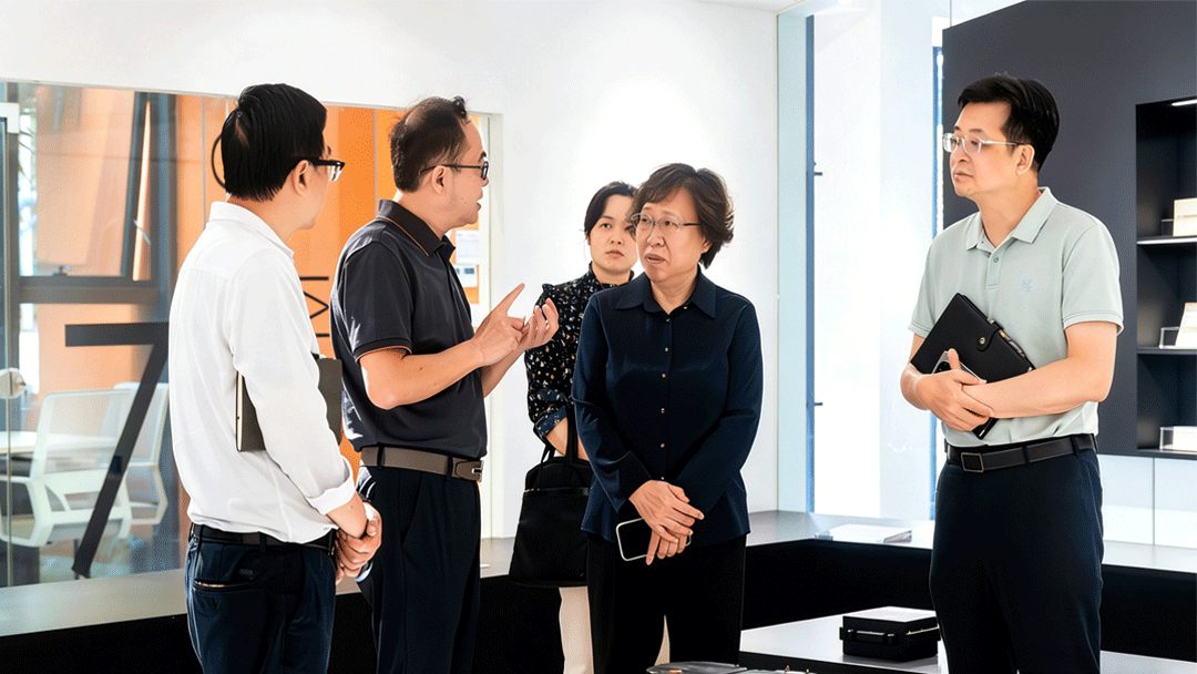 東莞市政協副主席喻麗君一行蒞臨鉅大鋰電調研